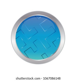 circle 3d icon graphic design template