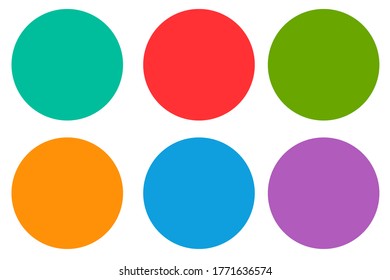 Circle of 6 different colors.