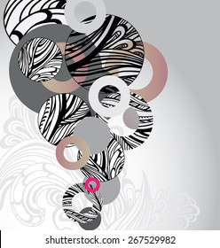 circle abstract background