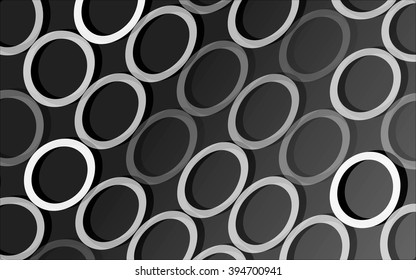 Circle abstract background art vector black color 