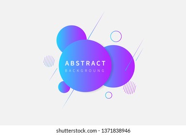 Circle Abstract Background. Banner modern design. Vector illustration.