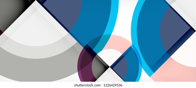 Circle abstrakter Hintergrund, geometrische, runde, moderne Design-Vorlage, Vektorgrafik