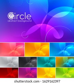 Circle abstract background series. Suitable for your web background, design element and other.