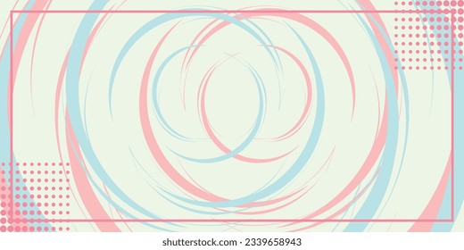 Circle abstract background texture with beautiful pattern. Vector design for banner, greeting card, brochure, web, social media, poster.