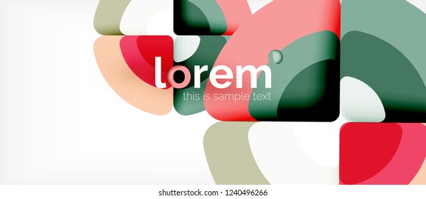 Circle abstrakter Hintergrund. Trendy abstrakte Layout-Vorlage für Geschäfts- oder Technologiepräsentation oder Web-Broschüre Titelbild, Bildschirmhintergrund. Vektorgrafik