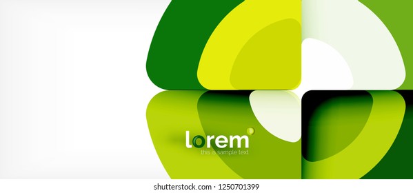 Circle abstract background. Trendy abstract layout template for business or technology presentation or web brochure cover, wallpaper. Vector illustration