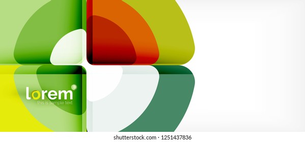 Recorrer el fondo abstracto del círculo. Plantilla de diseño abstracto de moda para presentación de negocios o tecnología o portada de folletos web, fondo de pantalla. Ilustración del vector