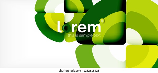 Circle abstract background. Trendy abstract layout template for business or technology presentation or web brochure cover, wallpaper. Vector illustration