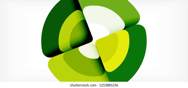 Circle abstract background. Trendy abstract layout template for business or technology presentation or web brochure cover, wallpaper. Vector illustration