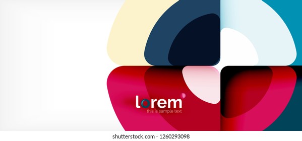 Circle abstrakter Hintergrund. Trendy abstrakte Layout-Vorlage für Geschäfts- oder Technologiepräsentation oder Web-Broschüre Titelbild, Bildschirmhintergrund. Vektorgrafik
