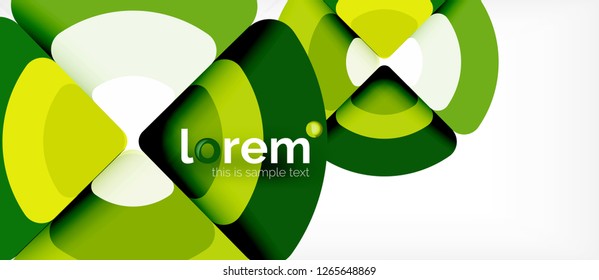 Circle abstract background. Trendy abstract layout template for business or technology presentation or web brochure cover, wallpaper. Vector illustration