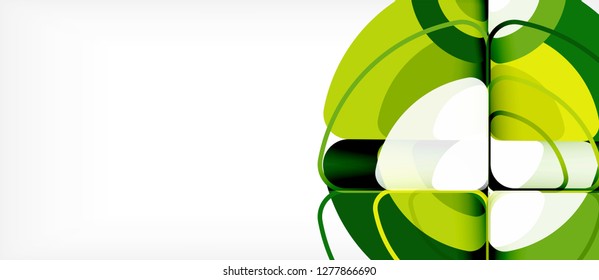 Circle abstract background. Trendy abstract layout template for business or technology presentation or web brochure cover, wallpaper. Vector illustration