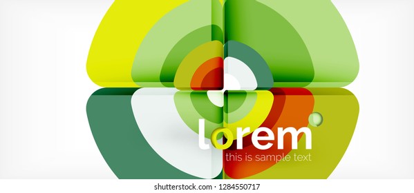 Circle abstract background. Trendy abstract layout template for business or technology presentation or web brochure cover, wallpaper. Vector illustration
