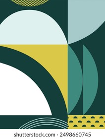 Circle abstract background. Trendy abstract layout template for business or technology presentation or web brochure cover, wallpaper. Vector illustration
