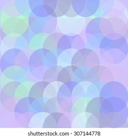 Circle abstract background / vector / blue