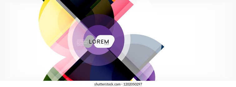 Circle abstrakter Hintergrund, Vektorgrafik