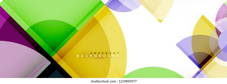 Fondo abstracto circular, ilustración vectorial