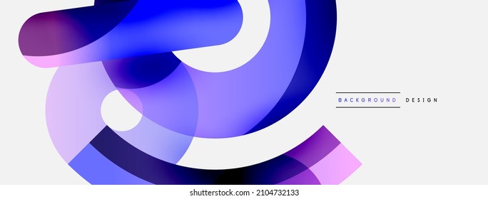 Circle abstract background. Vector illustration for wallpaper banner background card or landing page