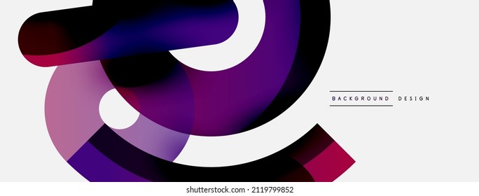 Circle abstract background. Vector illustration for wallpaper banner background card or landing page