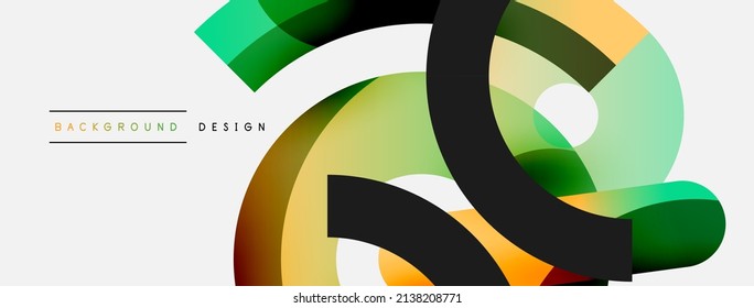 Circle abstract background. Vector illustration for wallpaper banner background card or landing page