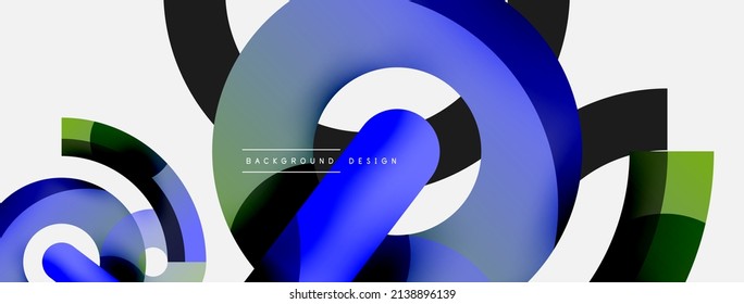 Circle abstract background. Vector illustration for wallpaper banner background card or landing page