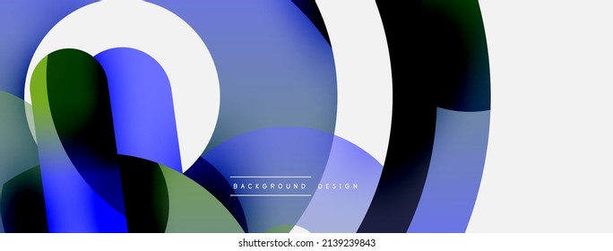 Circle abstract background. Vector illustration for wallpaper banner background card or landing page
