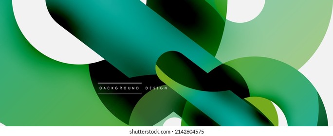 Circle abstract background. Vector illustration for wallpaper banner background card or landing page