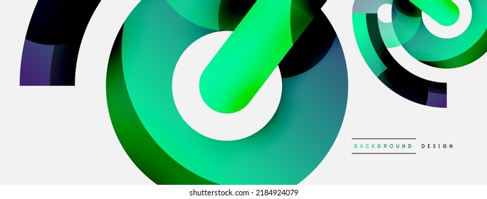 Circle abstract background. Vector illustration for wallpaper banner background card or landing page
