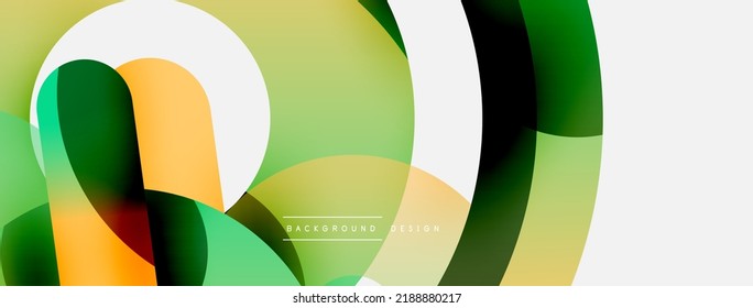 Circle abstract background. Vector illustration for wallpaper banner background card or landing page