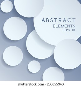 Circle Abstract Background : Vector Illustration
