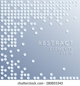 Circle Abstract Background: Vector Illustration