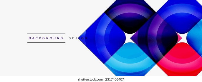 Circle abstract background. Wallpaper, banner, background, landing page, wall art, invitation, print, poster