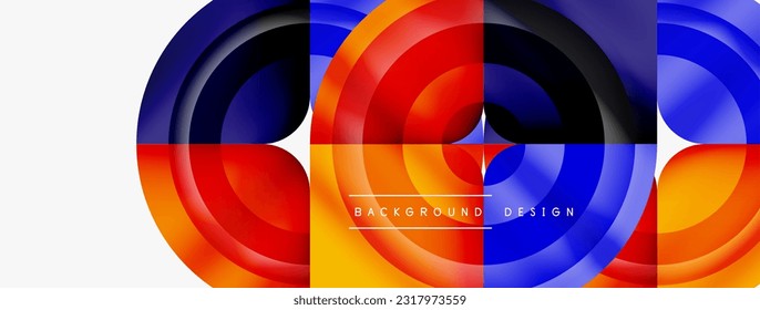 Recorrer el fondo abstracto del círculo. Fondo de escritorio, banner, fondo, página de inicio, arte mural, invitación, impresión, afiche