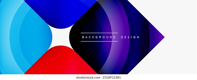 Circle abstract background. Wallpaper, banner, background, landing page, wall art, invitation, print, poster