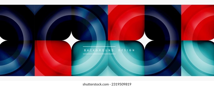 Recorrer el fondo abstracto del círculo. Fondo de escritorio, banner, fondo, página de inicio, arte mural, invitación, impresión, afiche