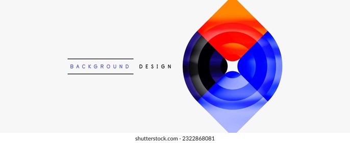 Circle abstract background. Wallpaper, banner, background, landing page, wall art, invitation, print, poster