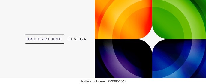 Circle abstract background. Wallpaper, banner, background, landing page, wall art, invitation, print, poster