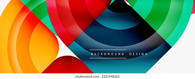 Circle abstract background. Wallpaper, banner, background, landing page, wall art, invitation, print, poster
