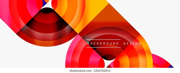 Circle abstract background. Wallpaper, banner, background, landing page, wall art, invitation, print, poster
