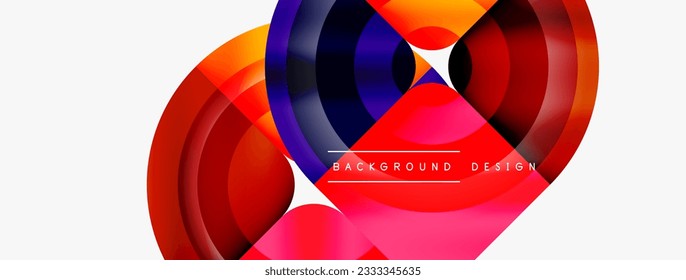 Circle abstract background. Wallpaper, banner, background, landing page, wall art, invitation, print, poster