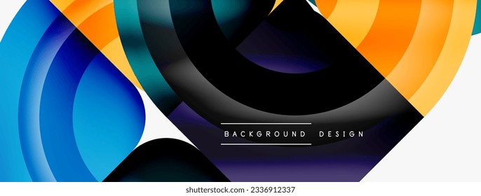 Circle abstract background. Wallpaper, banner, background, landing page, wall art, invitation, print, poster