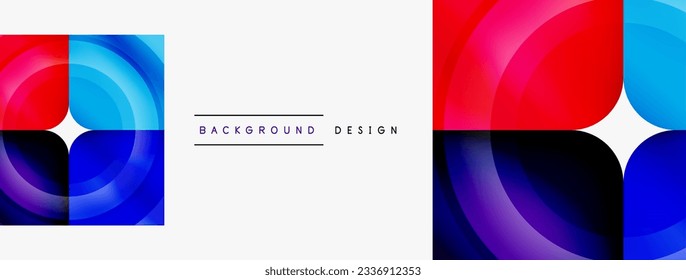 Circle abstract background. Wallpaper, banner, background, landing page, wall art, invitation, print, poster