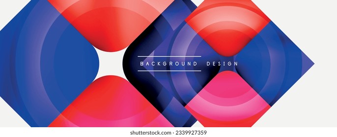 Circle abstract background. Wallpaper, banner, background, landing page, wall art, invitation, print, poster
