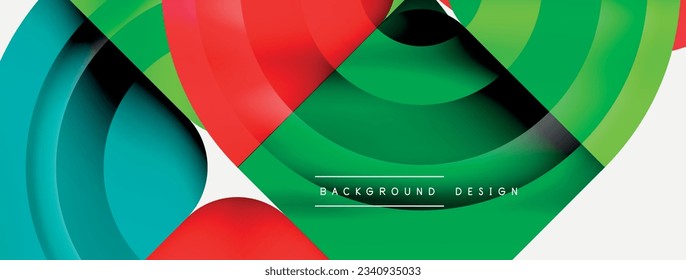 Circle abstract background. Wallpaper, banner, background, landing page, wall art, invitation, print, poster