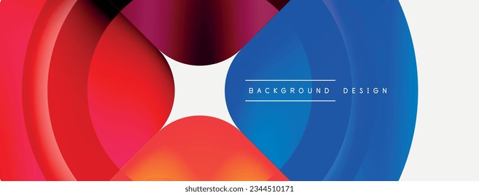 Recorrer el fondo abstracto del círculo. Fondo de escritorio, banner, fondo, página de inicio, arte mural, invitación, impresión, afiche
