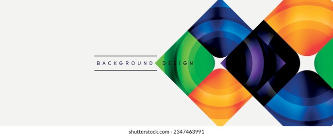 Circle abstract background. Wallpaper, banner, background, landing page, wall art, invitation, print, poster
