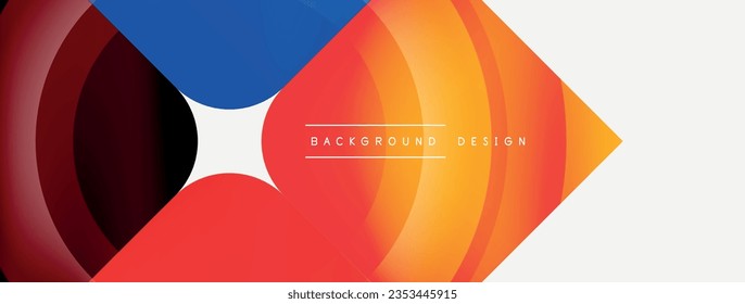Circle abstract background. Wallpaper, banner, background, landing page, wall art, invitation, print, poster