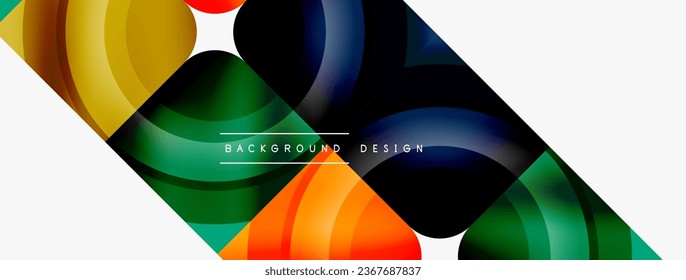 Circle abstract background. Wallpaper, banner, background, landing page, wall art, invitation, print, poster