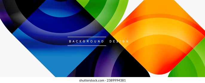 Circle abstract background. Wallpaper, banner, background, landing page, wall art, invitation, print, poster
