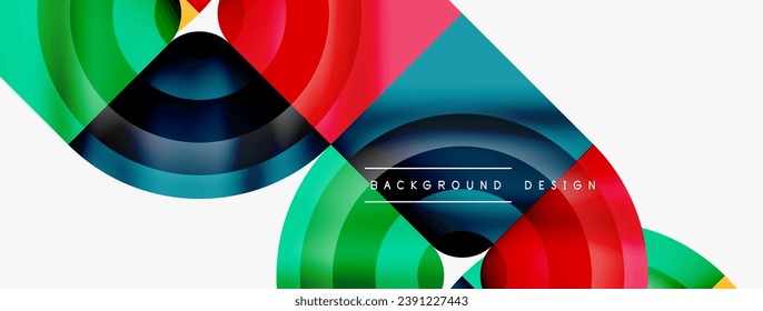 Circle abstract background. Wallpaper, banner, background, landing page, wall art, invitation, print, poster